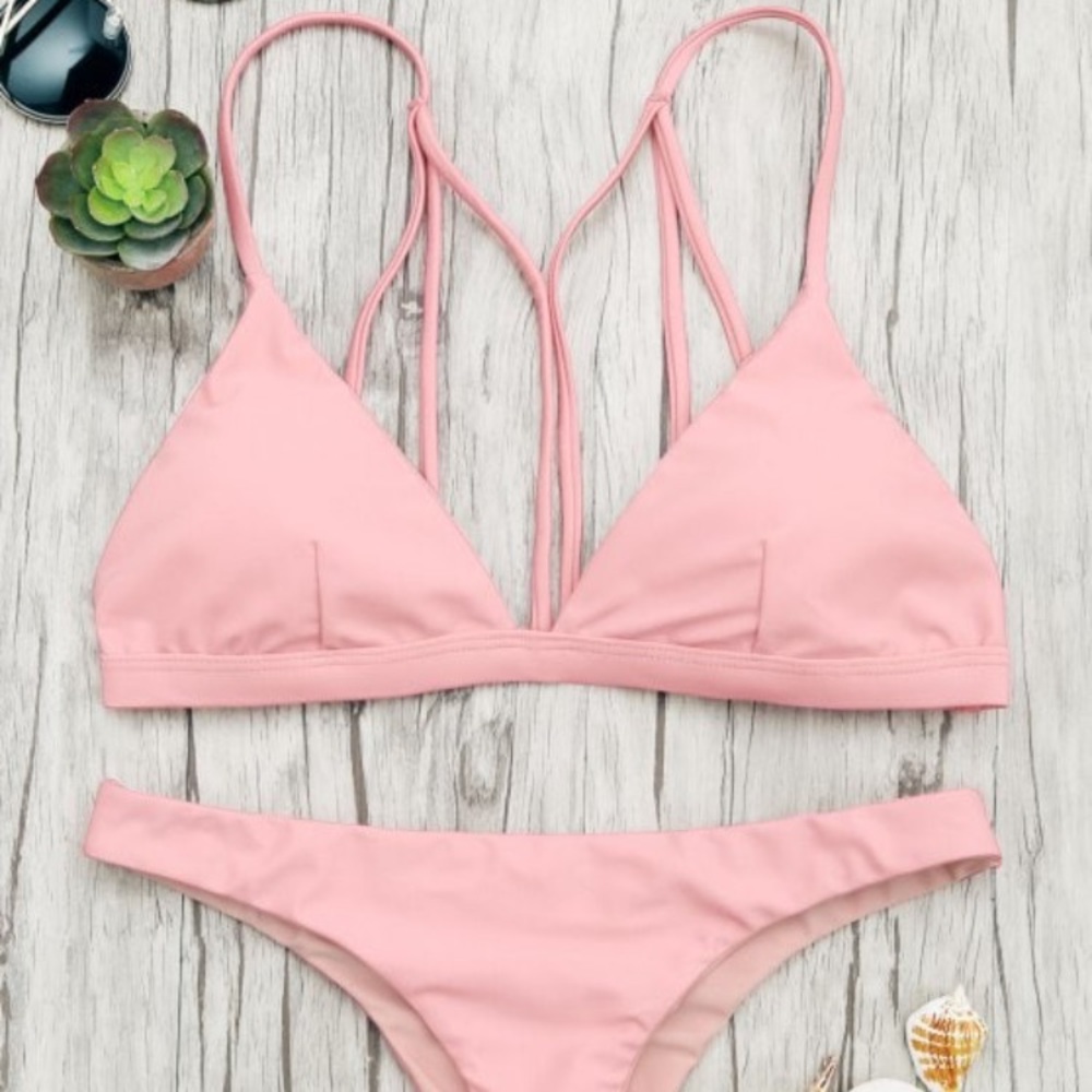 Zaful Pink Bikini Set